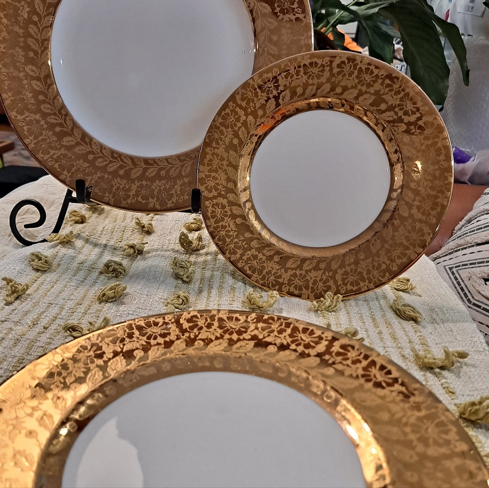Vintage 1920's Superior China Bavaria Plates